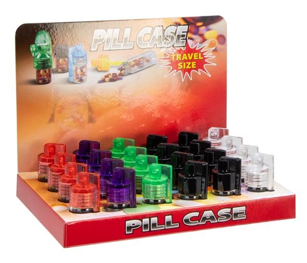 1 Pill Case/Quick Hit Transportfläschchen, Travel Size "Colours"